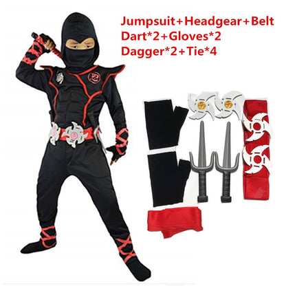 Kids Ninja Halloween Outfit Set