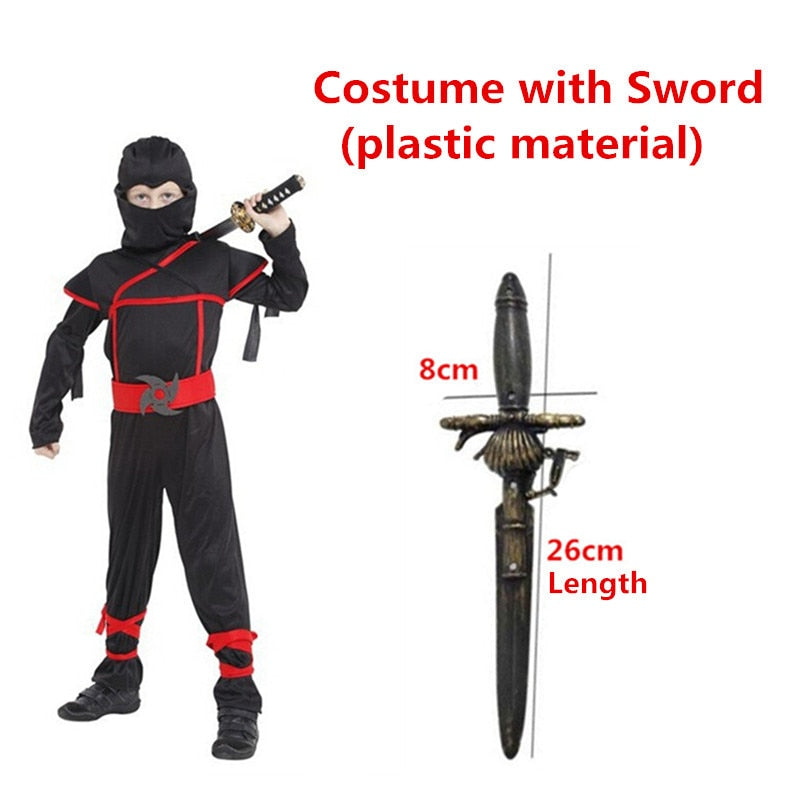Kids Ninja Halloween Outfit Set