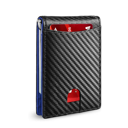 Thin Mens Leather RFID Wallet