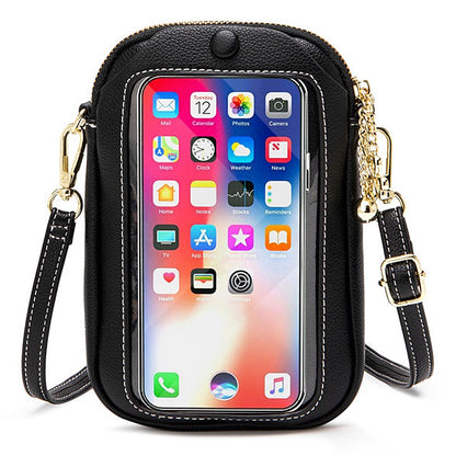 Safe RFID Blocking Cross Body Purse Travel Wallet