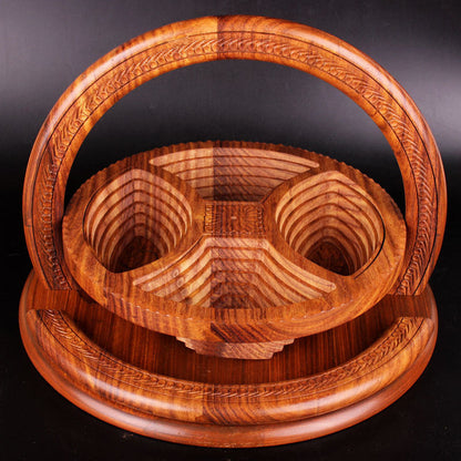 Rustic Wooden Decorative Fruit Platter