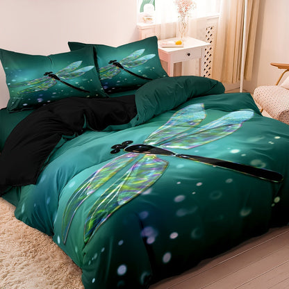 Beautiful Dragonfly Quilt Bedding Set - Halri