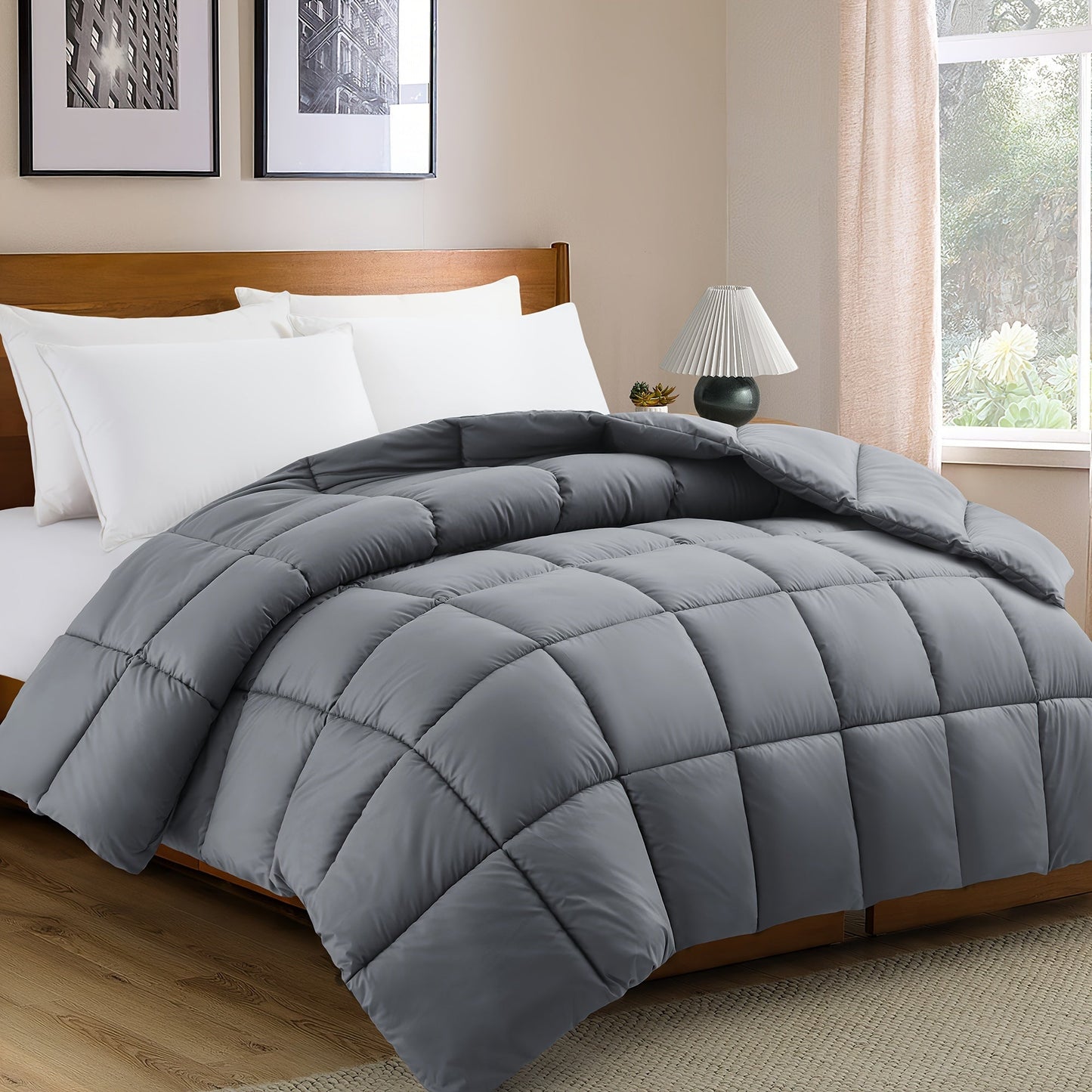 Premium Soft Reversible Duvet with Microfiber Fill - Halri