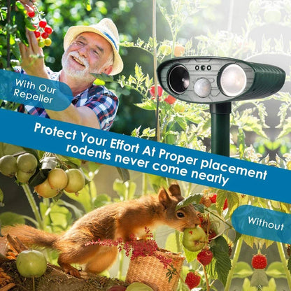Outdoor Animal Repellent | Solar Powered Pest Deterrent