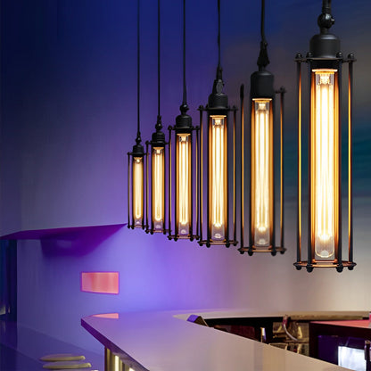Vintage Metal Hanging LED Pendant Lamp
