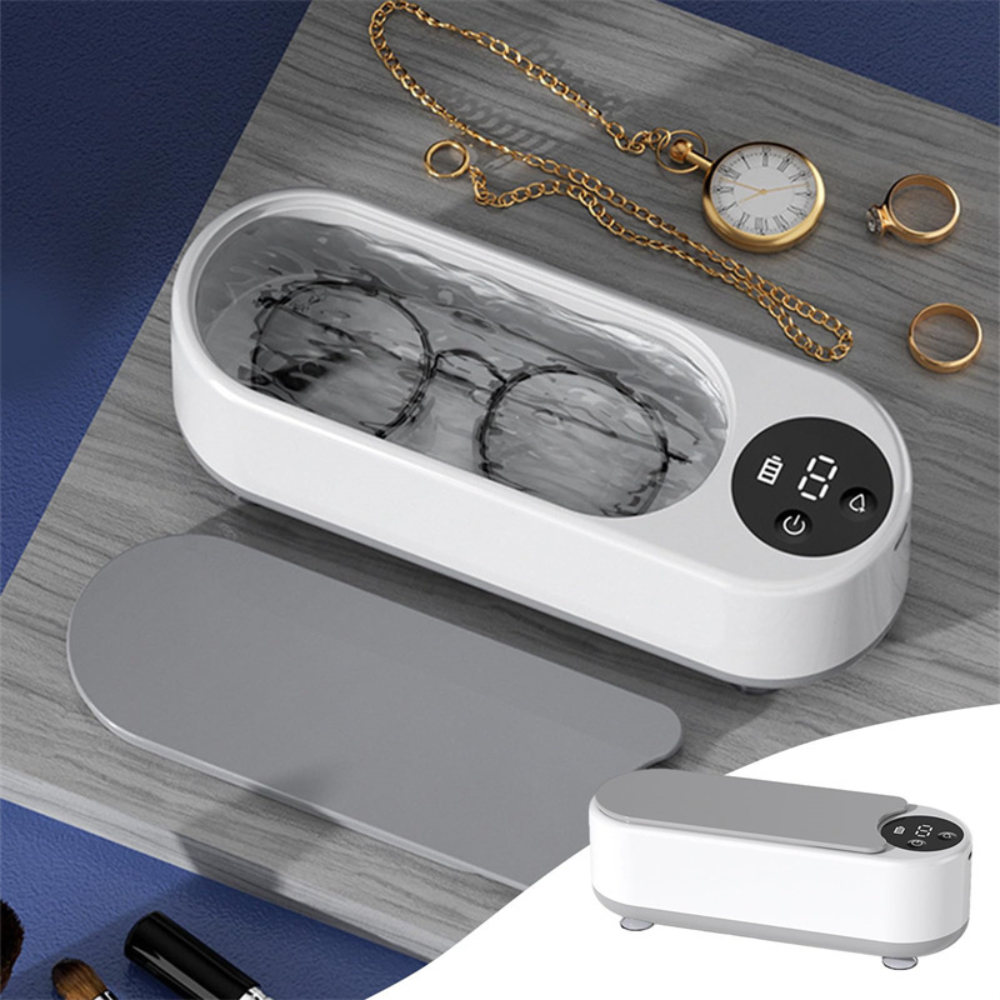 Compact Sonic Jewelry Watch Cleaner Device