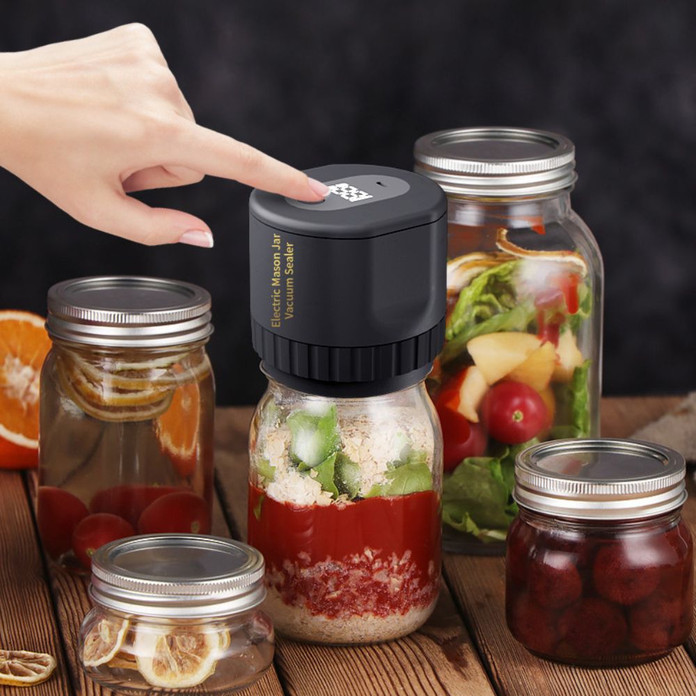Easy Food Saver Mason Jar Vacuum Sealer Kit - Halri