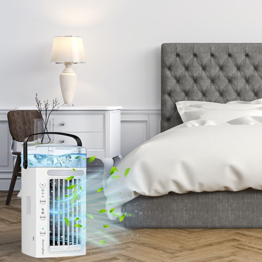 Compact Rechargeable Air Cooler Personal Fan - Halri