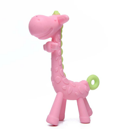 Soft Silicone Baby Teether Giraffe Toy - Halri