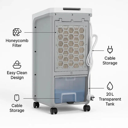 Compact Remote Control Air Conditioner for Small Rooms