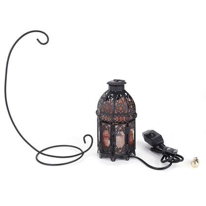 Rustic Metal Himalayan Salt Lamp