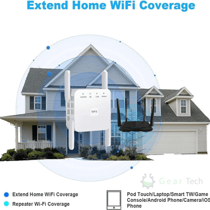 Fast WiFi Signal Booster for Whole Home Coverage