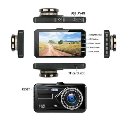 Full HD Dual Car Camera 1080P Front Rear DVR