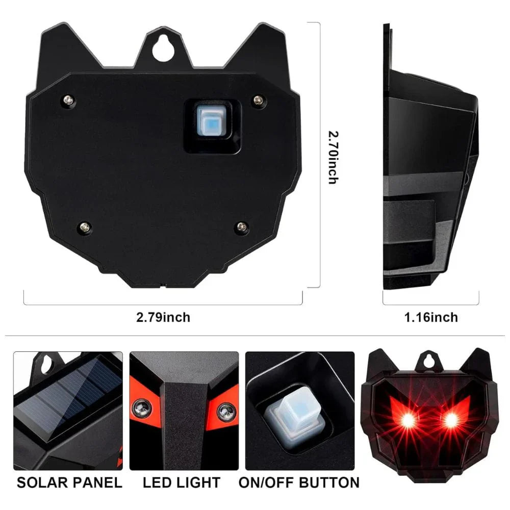 Motion Activated Outdoor Pest Repellent Lights 2 Pack
