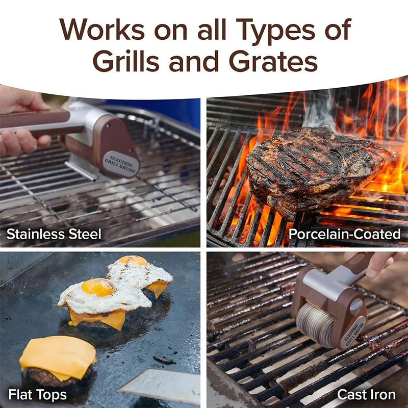 Easy Electric Grill Brush Cleaner