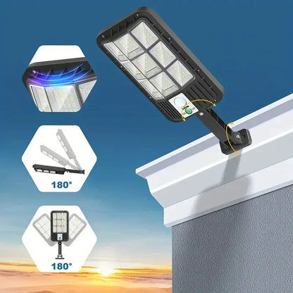 Bright Solar Security Light with Motion Sensor
