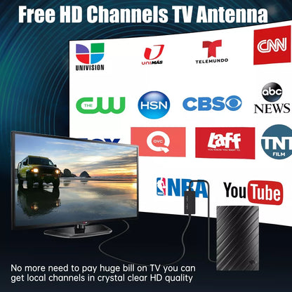 Ultra HD Indoor TV Antenna for Clear 4K Reception