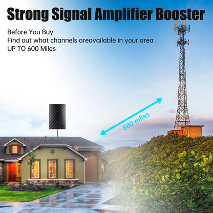 Ultra HD Indoor TV Antenna for Clear 4K Reception