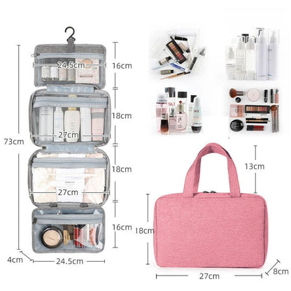 Waterproof Travel Toiletry Bag with Hang Loop
