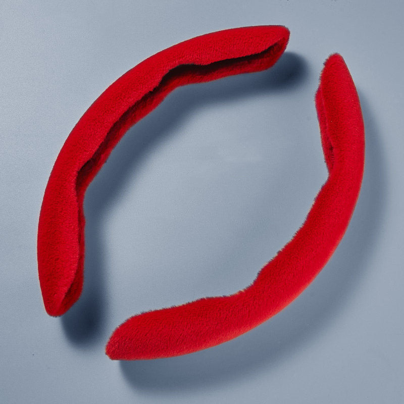 Warm Fuzzy Non Slip Car Steering Wheel Cover