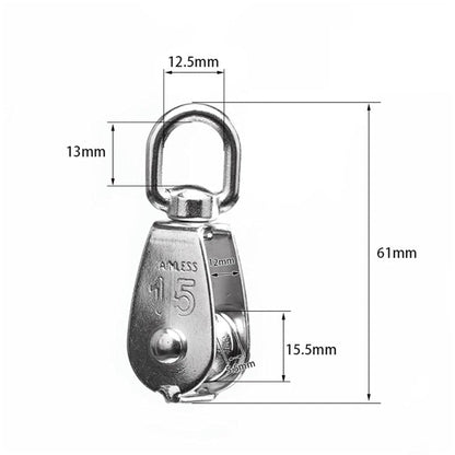 Durable Metal Rotating Pulley Block - Halri