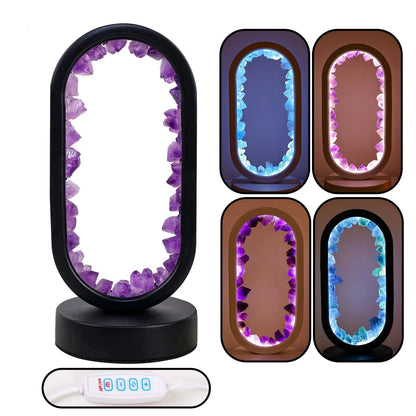 Purple Gemstone Soft Glow Table Light