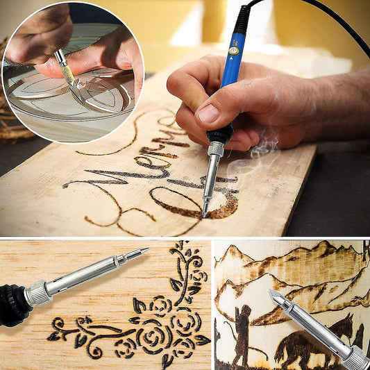 Professional Wood Burning Art Tool Set 28 Pieces - Halri