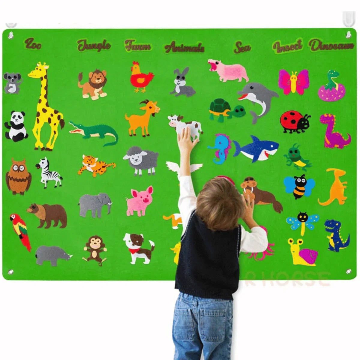 Colorful Felt Story Board - Halri