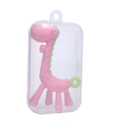 Soft Silicone Baby Teether Giraffe Toy