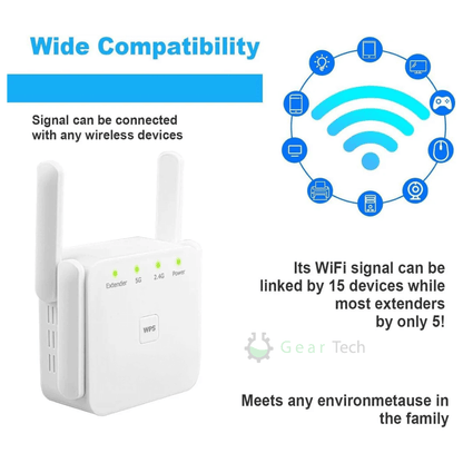 Fast WiFi Signal Booster for Whole Home Coverage