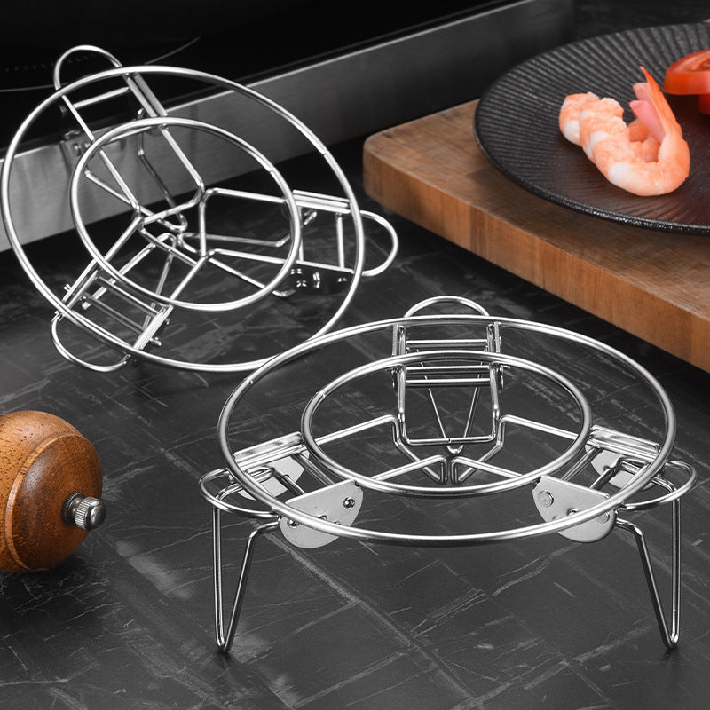 Premium Steel Food Steamer Rack Stand - Halri