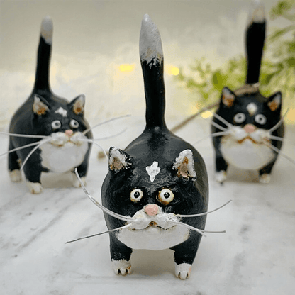 Personalized Handmade Kitty Xmas Tree Ornament