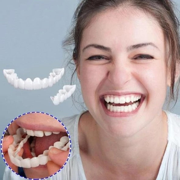 Easy Fit Clip On Teeth Veneers Set Upper Lower