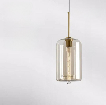 Simple Scandinavian Glass Drop Lamp