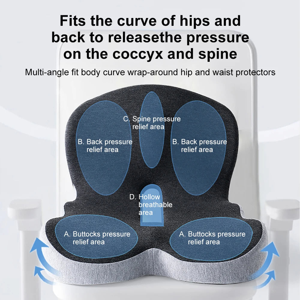 Comfortable Back Support Chair Cushion