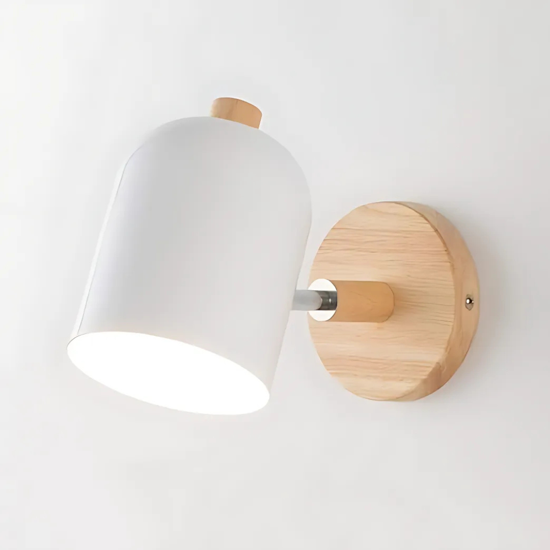 Rustic Wood Wall Light Fixture