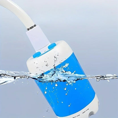 Compact Travel Shower Head with USB Charging