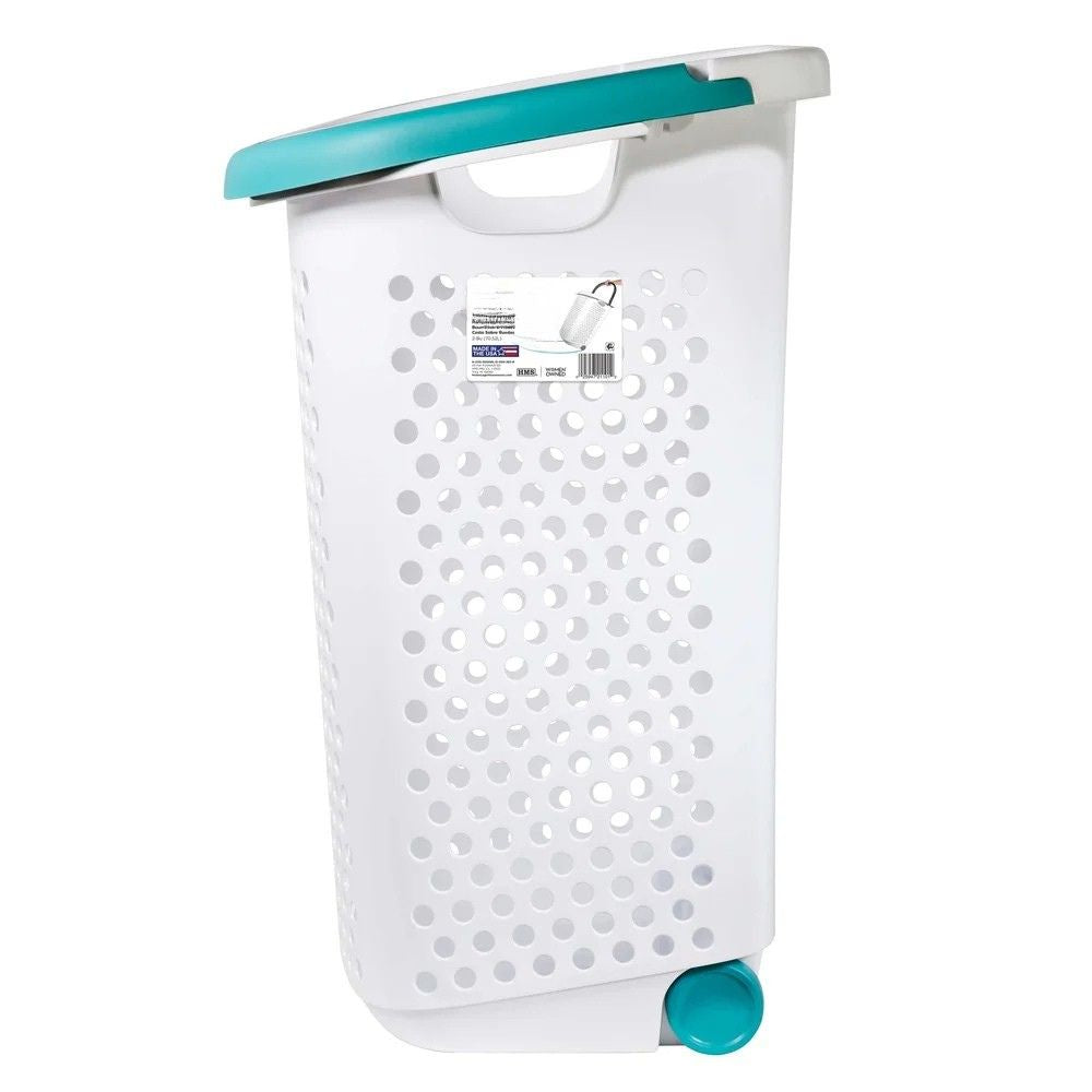 Big Wheel Laundry Hamper Storage Basket