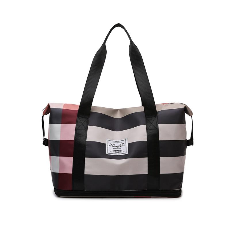Stylish Plaid Luggage Bag