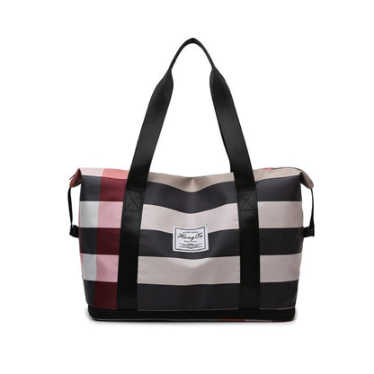 Stylish Plaid Luggage Bag