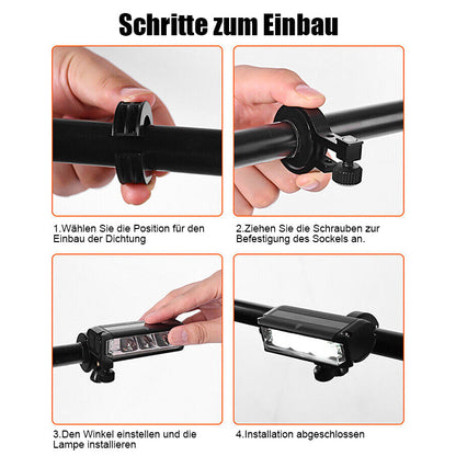 Bright 900LM Rechargeable Front Bike Headlight