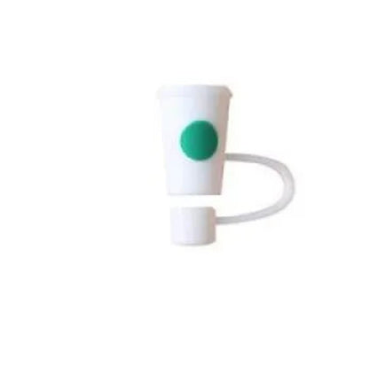 Colorful Silicone Straw Lid & Accessories