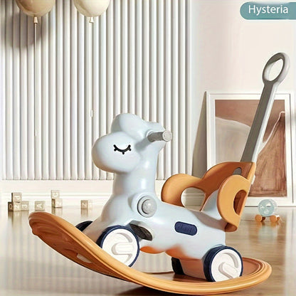 2-in-1 Baby Rocking Horse Balance Bike - Fun Safe Rider