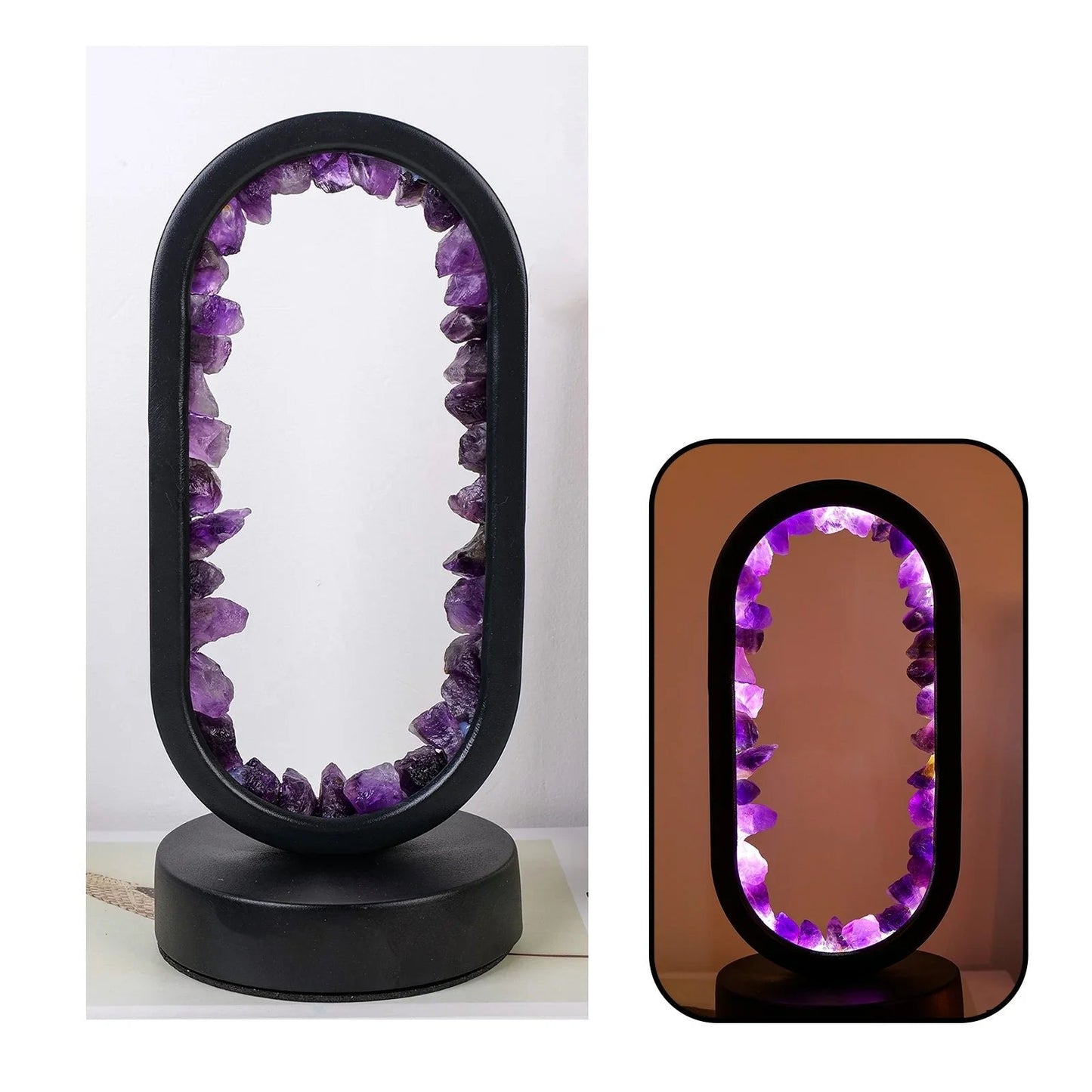 Purple Gemstone Soft Glow Table Light - Halri