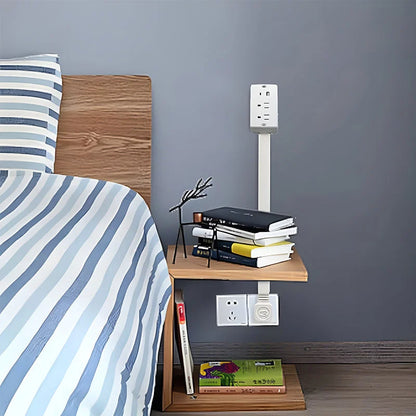 Compact USB Outlet Expander with 180-Degree Rotation