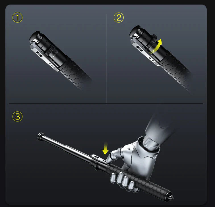 Collapsible Hiking Pole with Anti Slip Handle