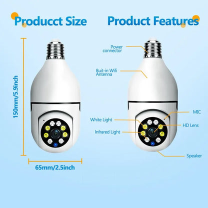 Smart Home Security Camera | HD Night Vision & Voice Control