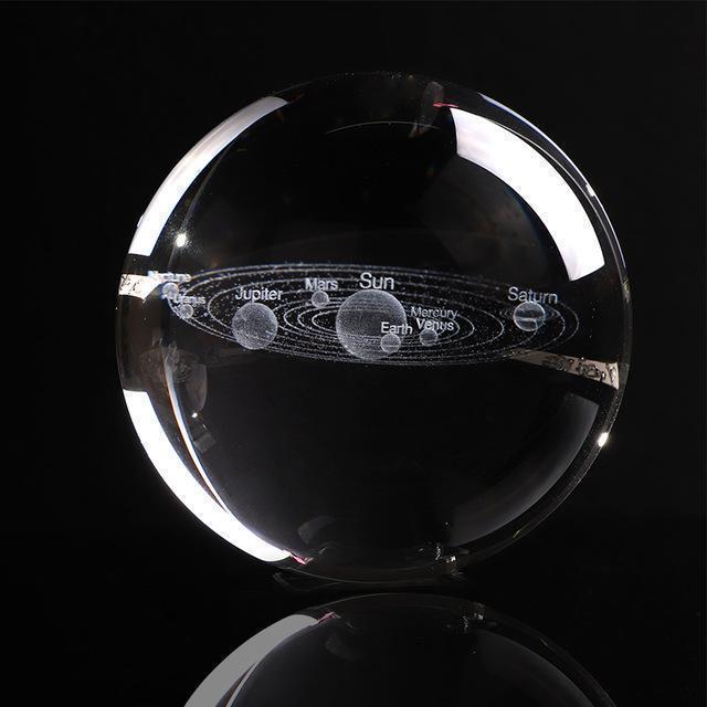 Decorative Glass World Globe - Halri