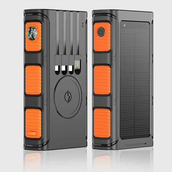 Compact Solar Charged Power Bank
