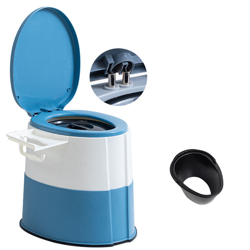 Modern Plastic Floor Toilet Bowl with Seat